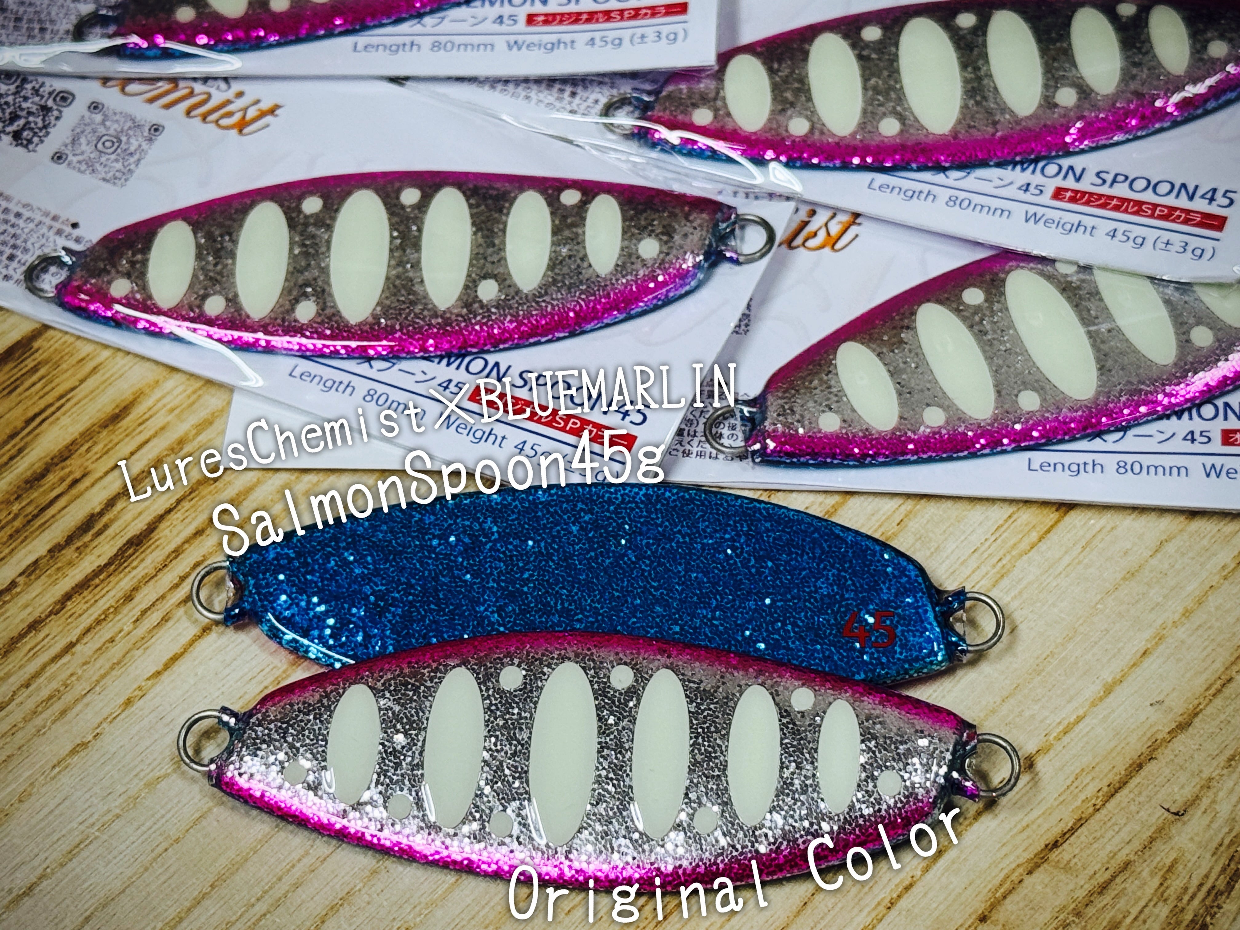 LURES Chemist ルアーズケミスト サーモンスプーン45g【ペイントカラー