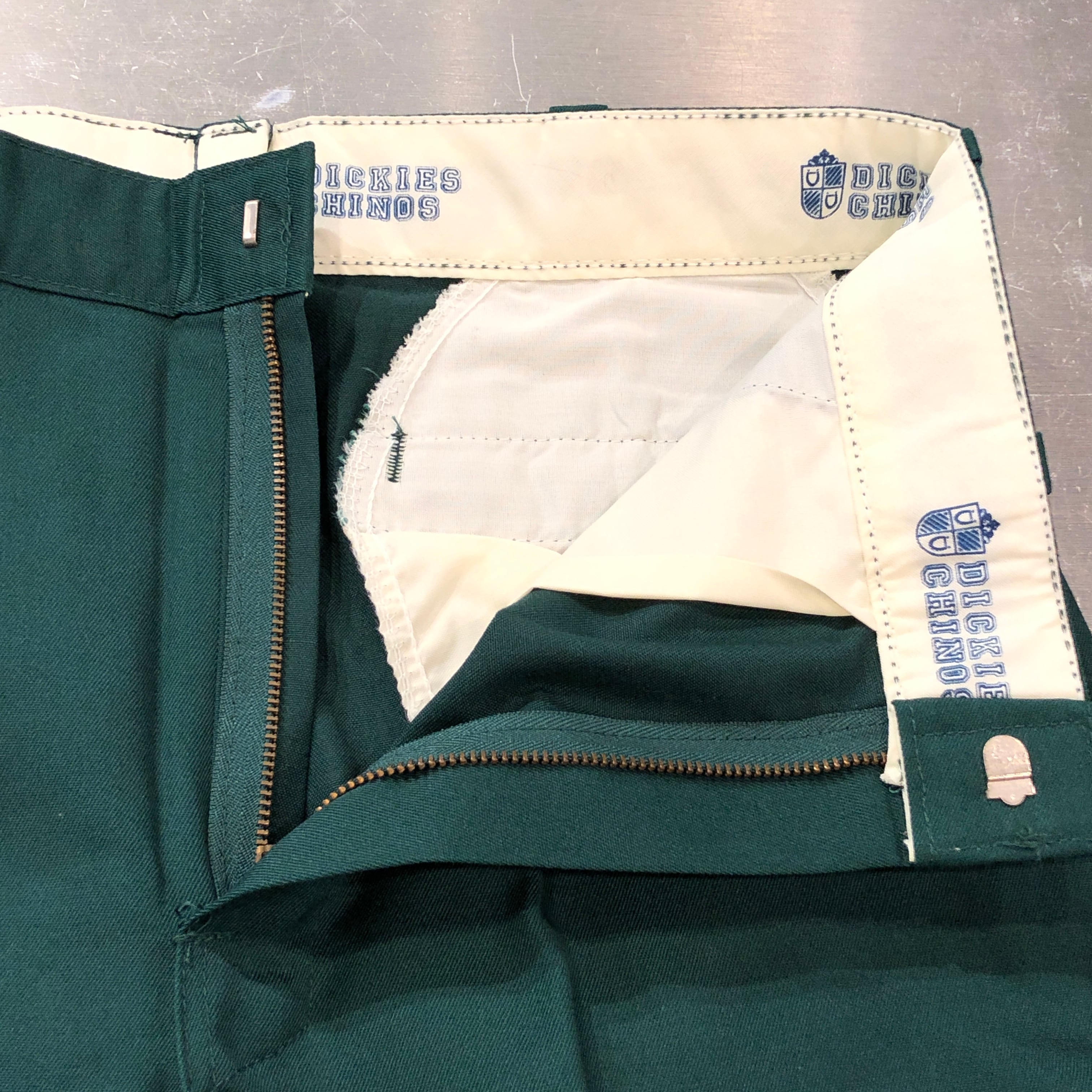 1980'S DICKIES CHINOS GREEN W31 L32 