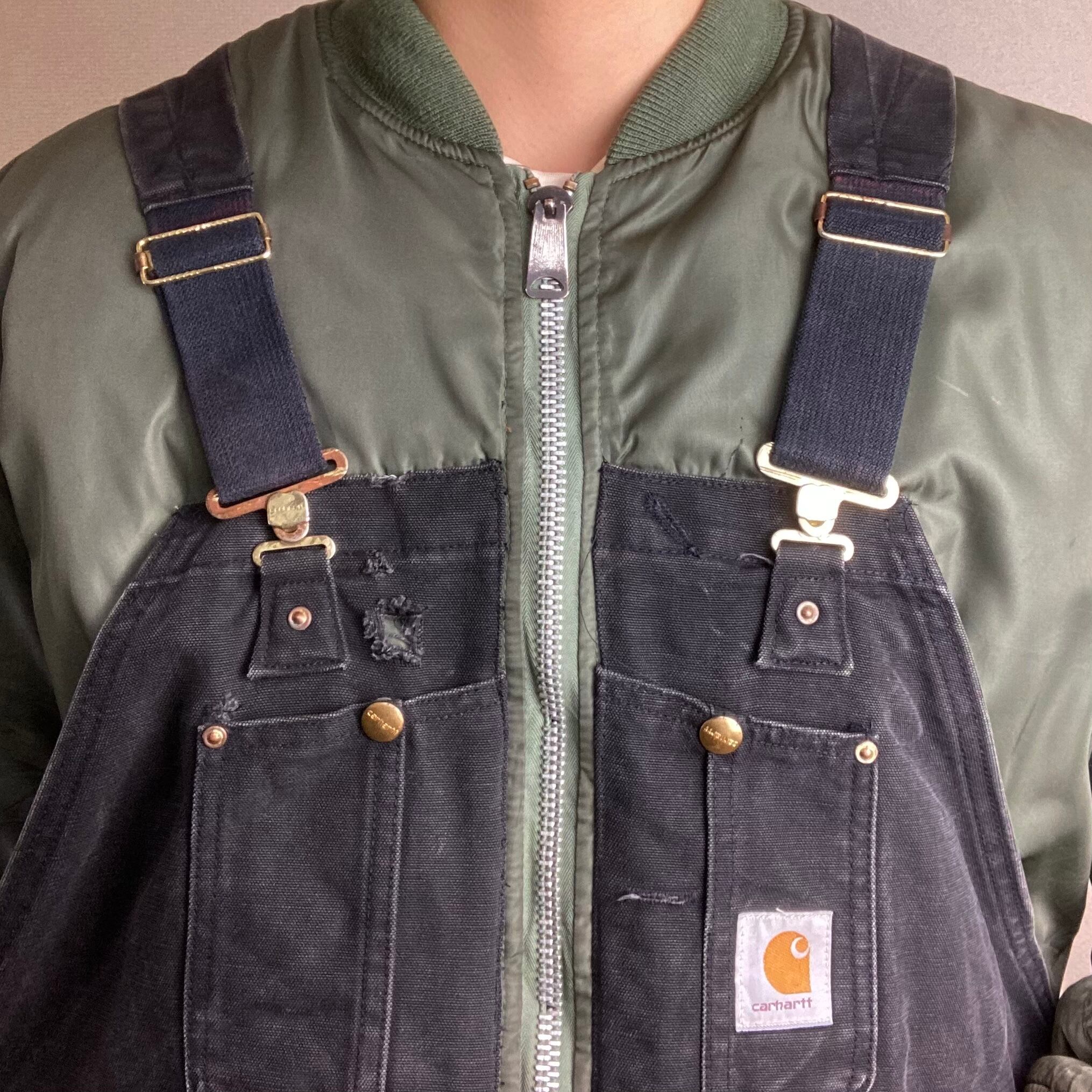 【リメイク】Carhartt Overall × Military MA-1