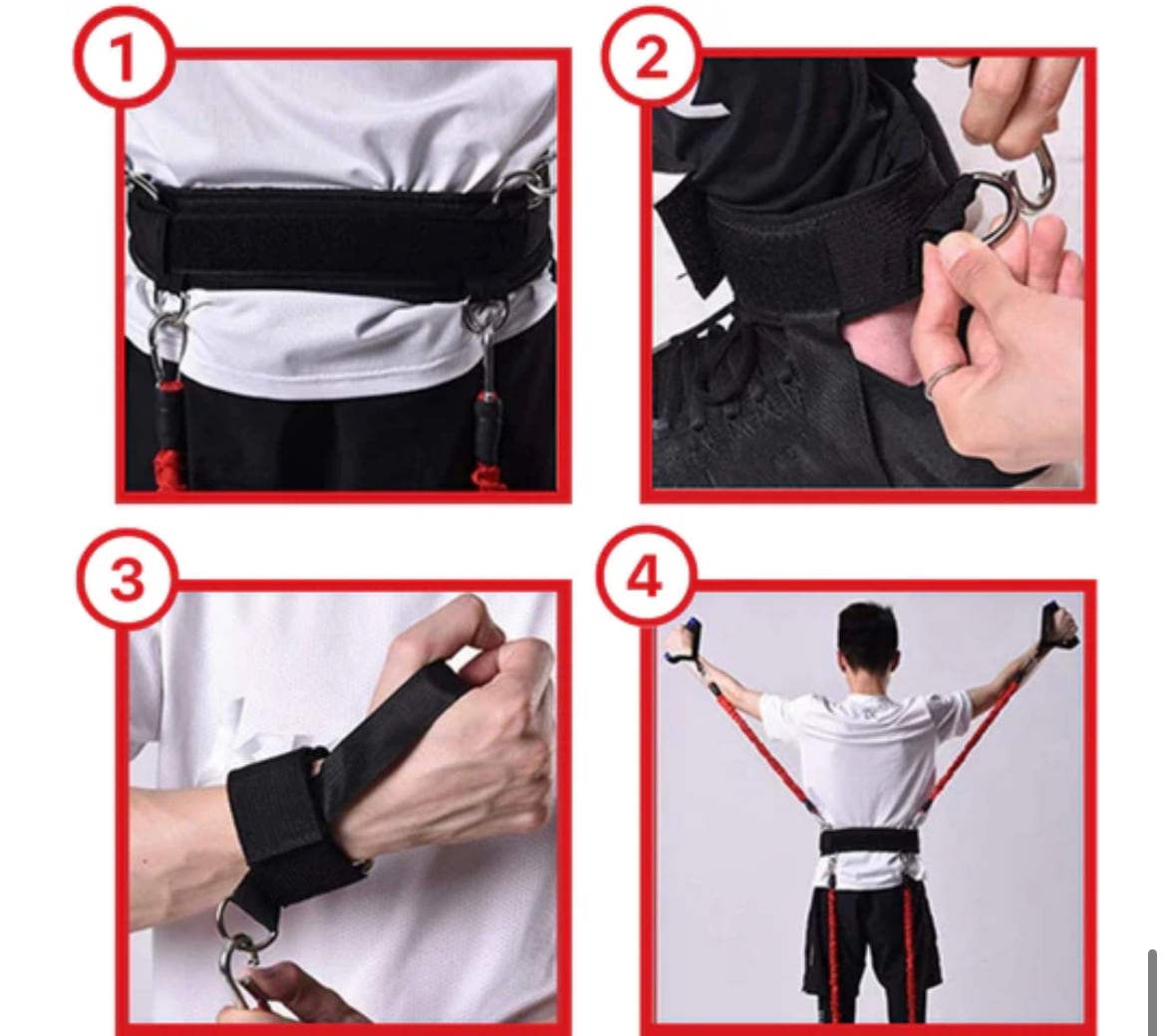 ボクシングレジスタンスバンドセット レッド | ボクシング格闘技専門店