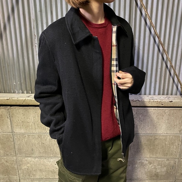 BURBERRY LONDON バーバリー ニット ウールジャケット レディース?相当 