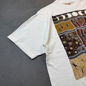 90s USA good print TEE 古着 L