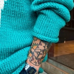CC "BIG APPLE" HAND KNIT -GREEN-