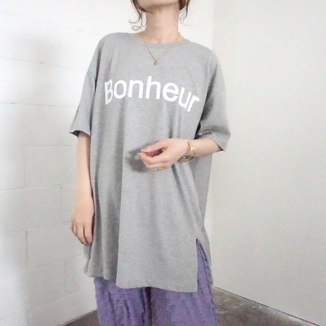 BonheurバックチュールTee