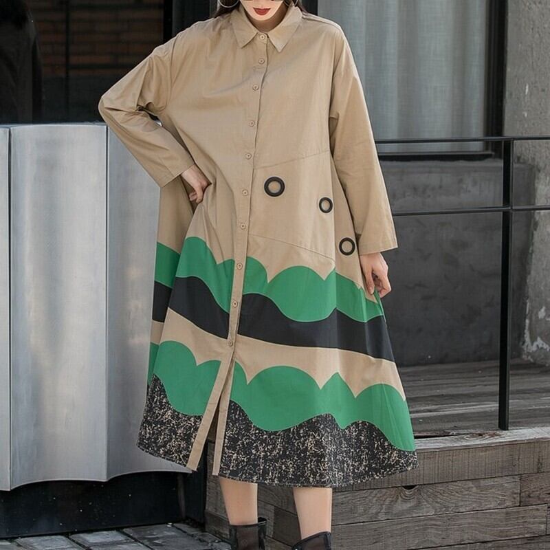 プリントシャツワンピース 1 418 Show Case