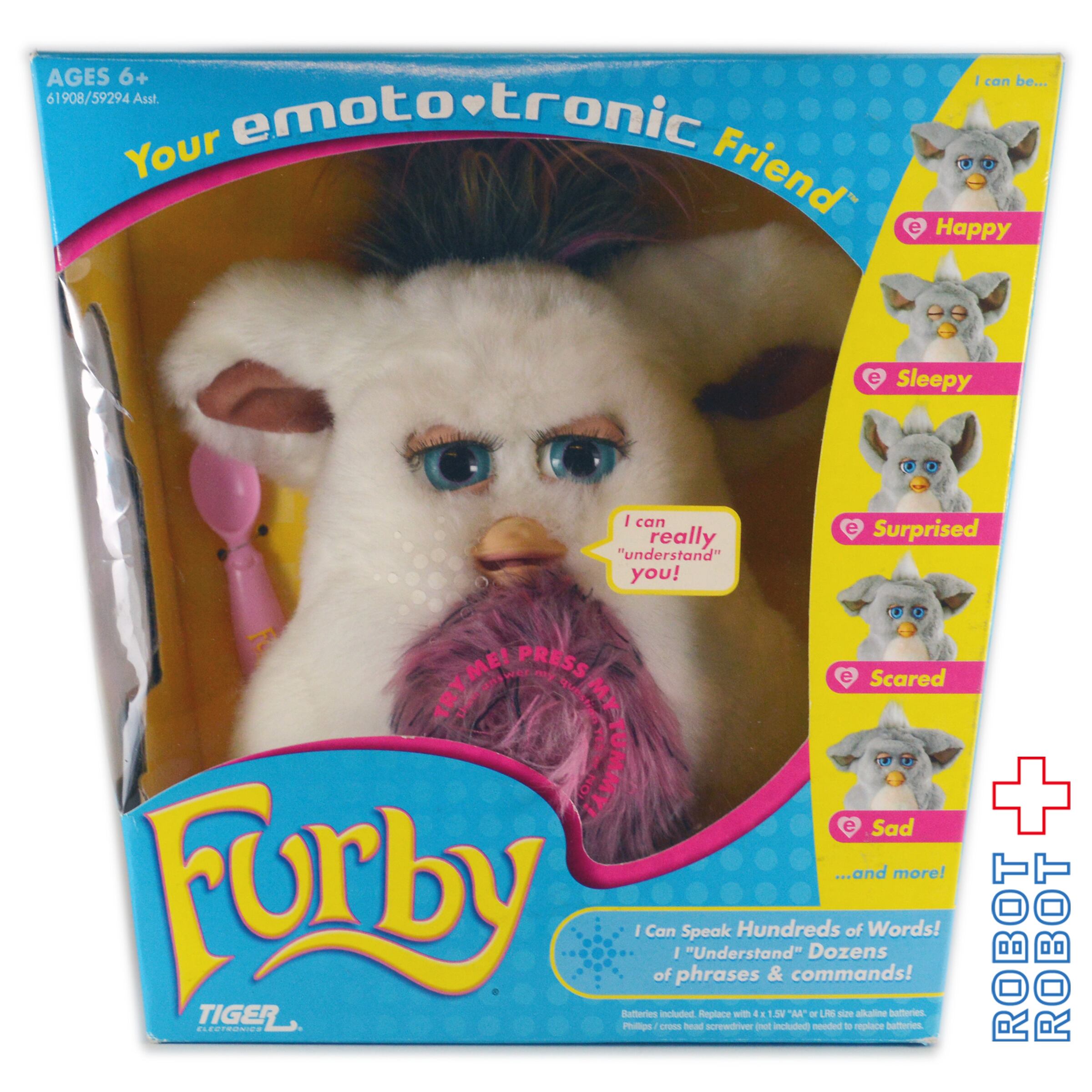 Furby2 パッションフルーツ ファービー2 パッションフルーツ ホワイトxパープル 青目 箱入