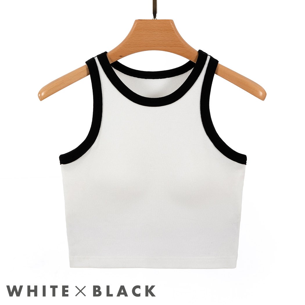メール便】カップ付きアメスリリブタンクトップ／tops2130 | DAY