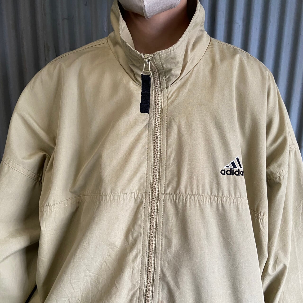 ビッグサイズ 00年代 adidas アディダス ナイロンジャケット メンズXL
