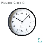 KATOMOKU plywood clock 13 km-84B