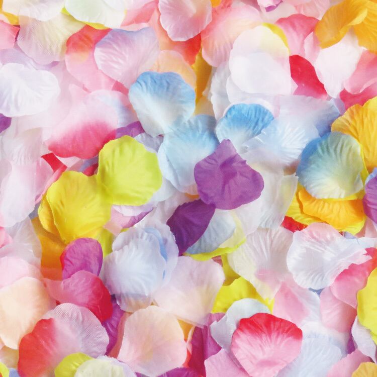 フラワーシャワー 約1000枚 トロピカルMIX 10色 カラフル ウェディング