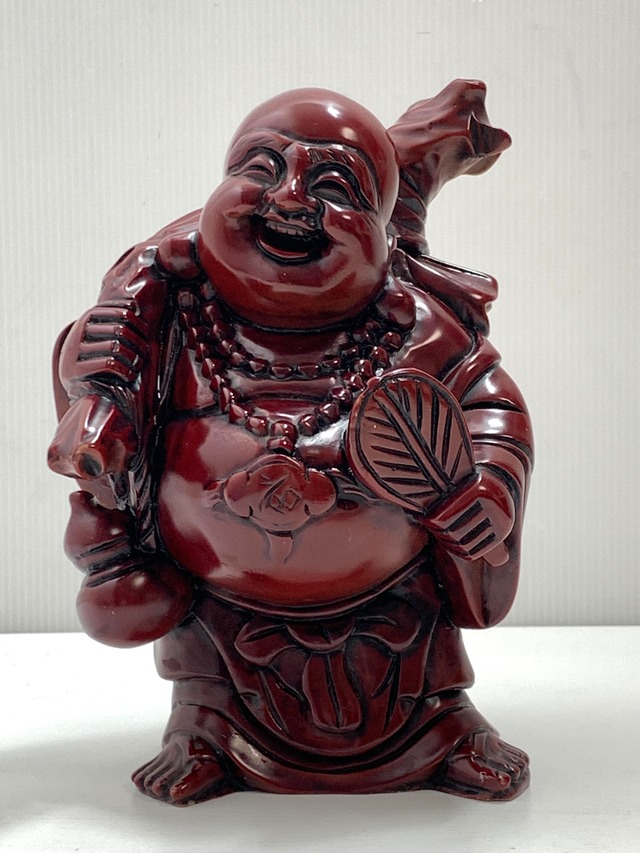 彫刻布袋様 台湾 七福神縁起物 オブジェ | Queen of reuse