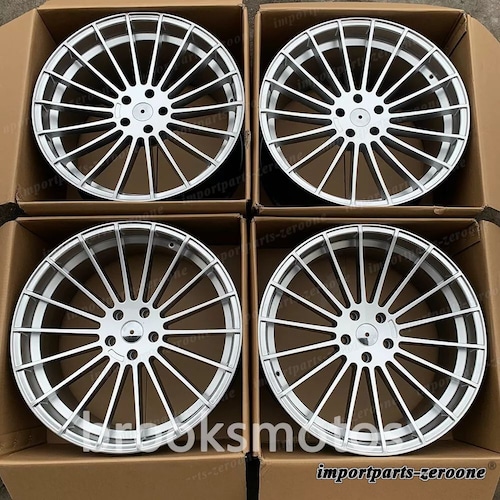 21インチ HM スタイル シルバー ホイール BMW X5 E70 F15 X6 E71 F16 5x120 4 本セット LI-1655