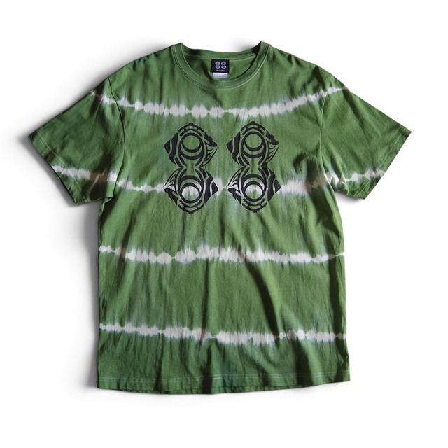 "88 LOGO" TIE DYE ORGANIC COTTON T-SHIRT / タイダイ オーガニックコットン Tシャツ -L- 【送料無料】