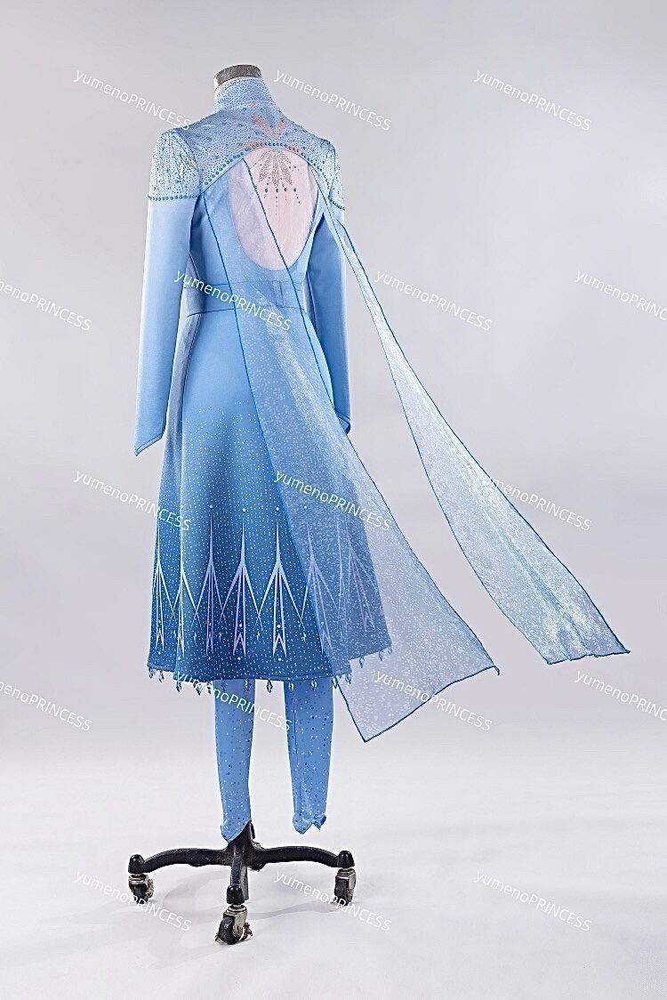 ディズニー アナと雪の女王2 冒険服 エルサ Dハロ ドレス 大人