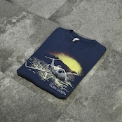 90's fade Gates Learjet55 print tee