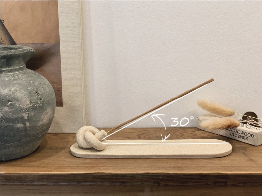knotted incense holder / ノッテッド インセンス スティック ホルダー