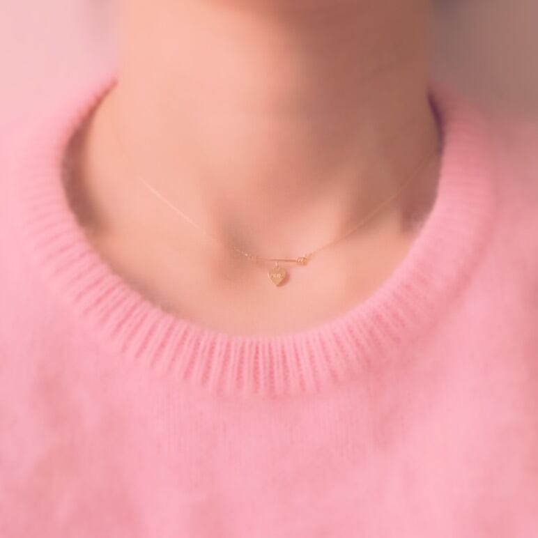 K18YG #0002 HEART ARROW NECKLACE ハートと矢のネックレス/18金 K18YG #0002 HEART ARROW NECKLACE ハートと矢のネックレス/18金