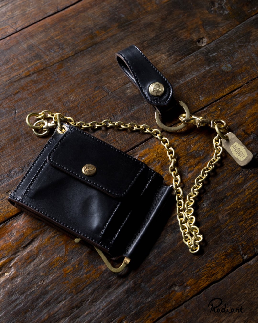 money clip / RW-09 Chromexcel 「 All-BLACK」【数量限定】 | radiant