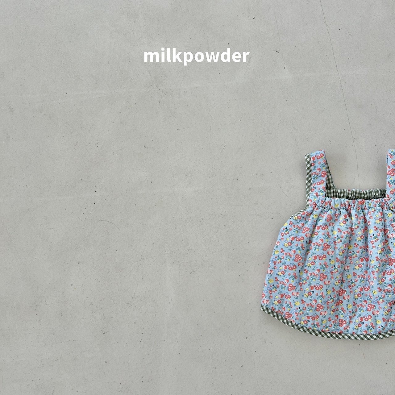 ミルクパウダー / milkpowder / プラムキルティングベスト / 韓国子供服 / キッズ / 26winter〖取寄〗*XS~JS*