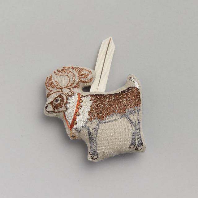 CORAL&TUSK [Reindeer with Bells Ornament] カモシカ オーナメント (コーラル・アンド・タスク)