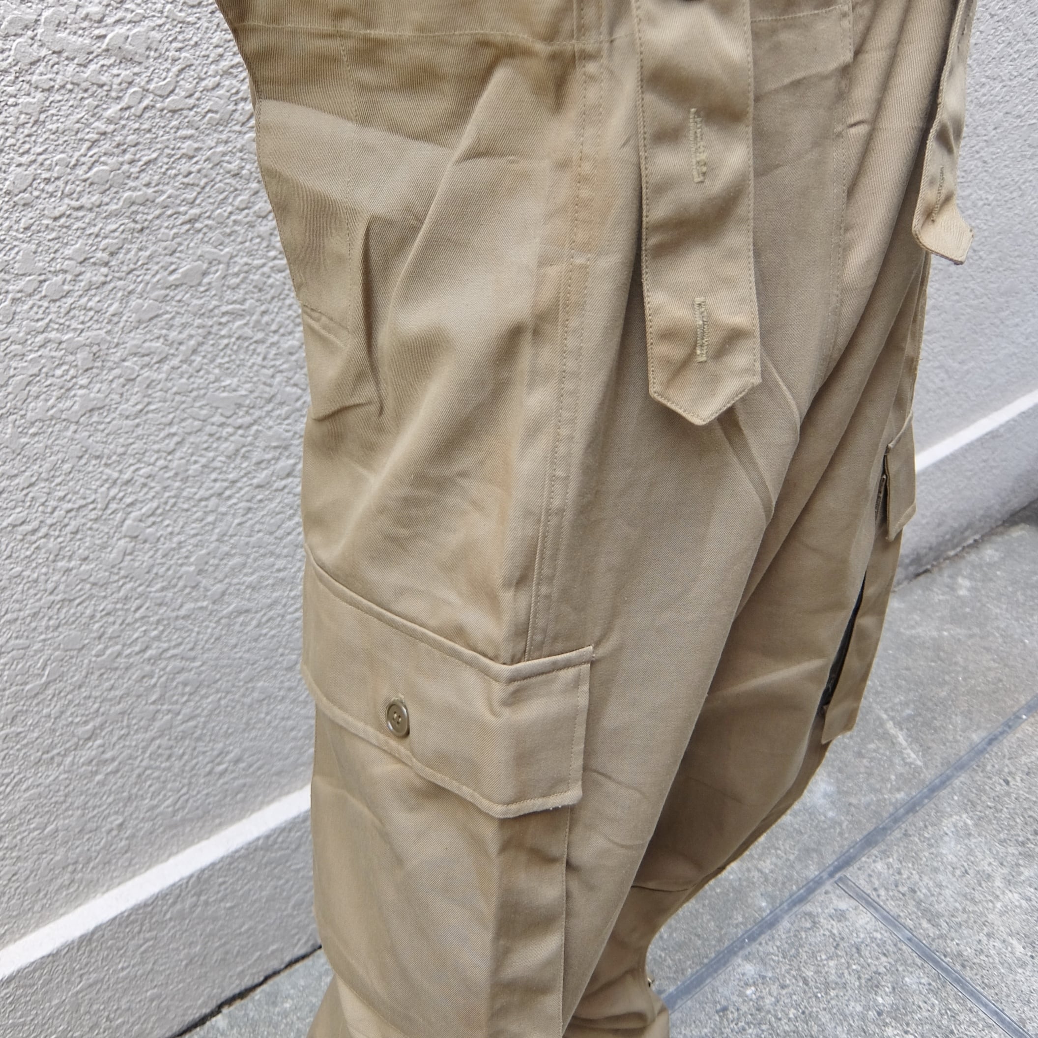 50's Italy overall motorcycle pants／50年代 イタリア軍 オーバーオール モーターサイクルパンツ | BIG  TIME ｜ヴィンテージ 古着 BIGTIME（ビッグタイム） powered by BASE