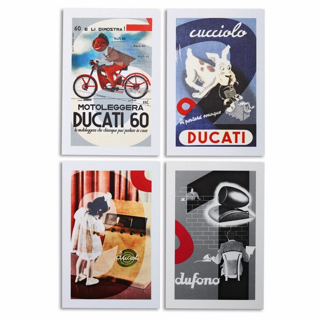 Ducati Museum post-cards set カードセット（4枚）