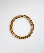 ワイドチェーンショートネックレスM/020225