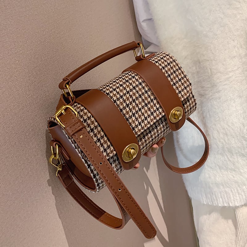 レッドスタイルオータムウィンター 秋物 冬物 スクウェア メッセンジャーバッグ 手作りハンドバック10455759654