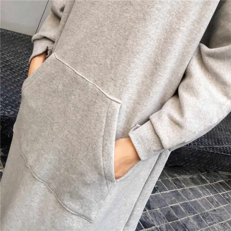 パーカーワンピース ワンピース パーカー ワンピドレス ロング ロング