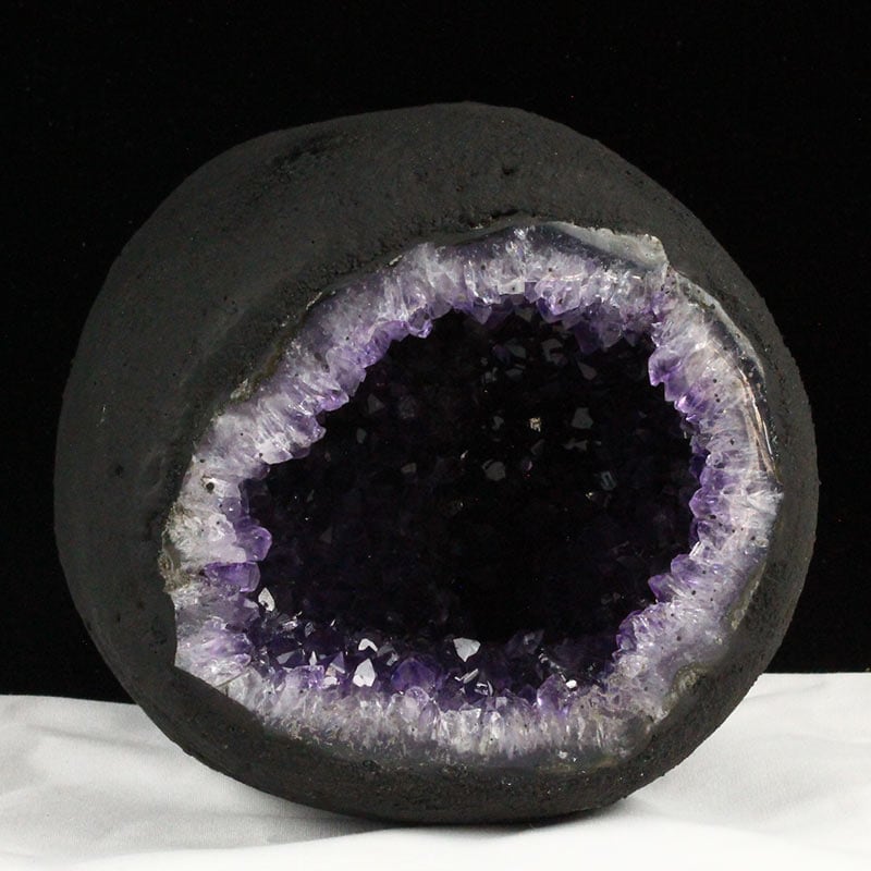 1.8Kg アメジストドーム ウルグアイ産 原石 サークル ジオード 置物 アメジスト ドーム amethyst 一点物 174-2064