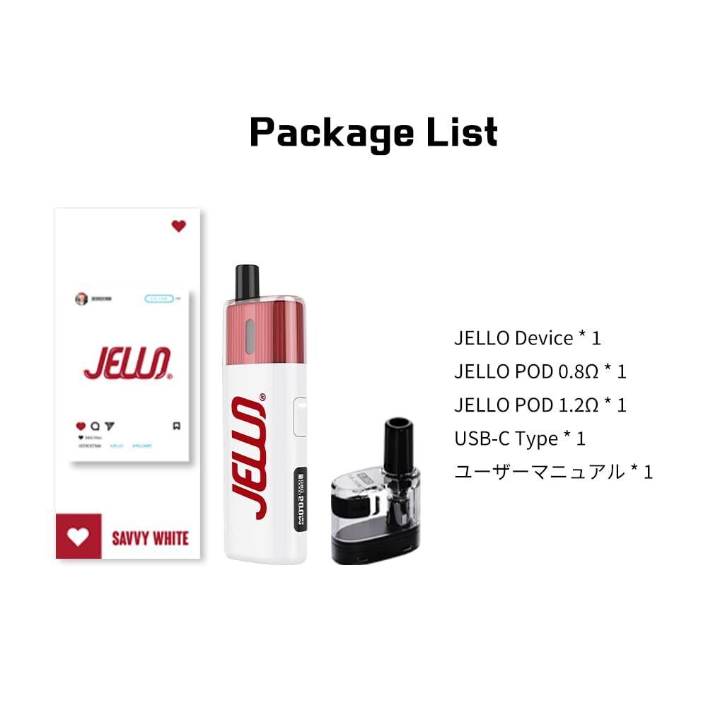 Jello Kit 1500mAh ヘルベイプ 電子タバコ スターターセット,オーバー
