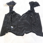 フラメンコ 衣装 トップス ブラウス 黒 レース 透け感 軽い ダンス パーティ 発表会 Leirenaレイリーナ ブラック系 花柄 上品 おしゃれ フォーマル 上品スタイル レディース 可愛い かわいい フラメンコダンス