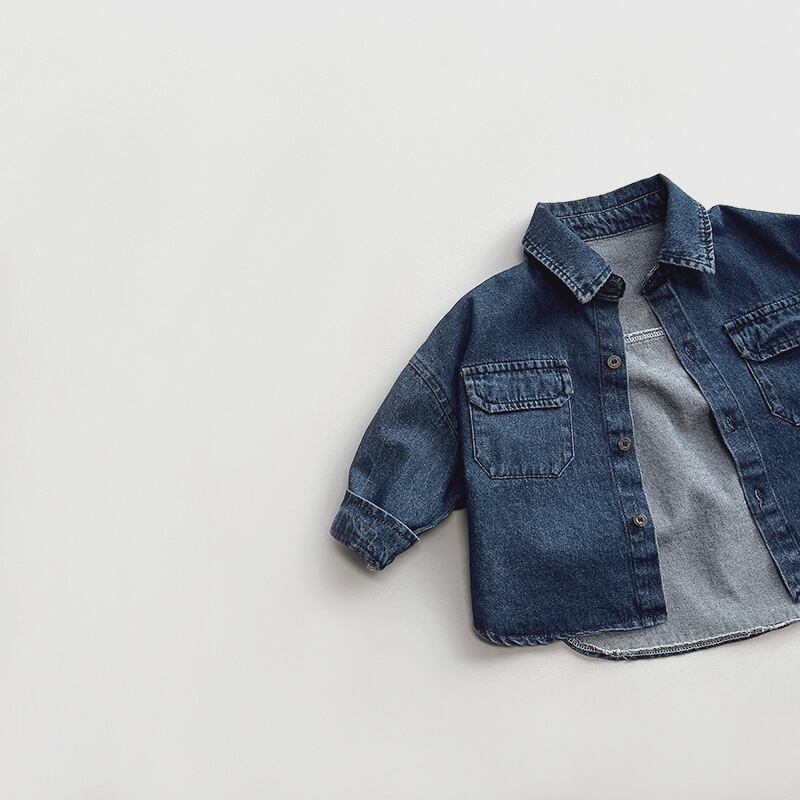 【BABY&KID】韓国風 デニムジャケット