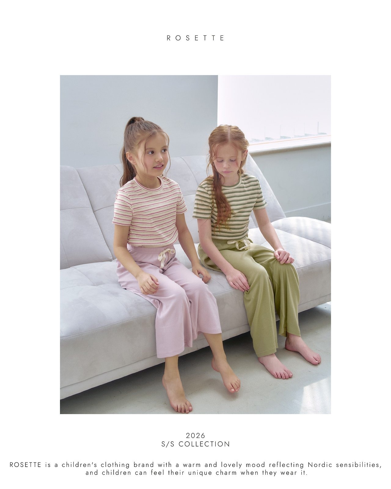 [ROSETTE] Line Tee / [호제트] 라인티