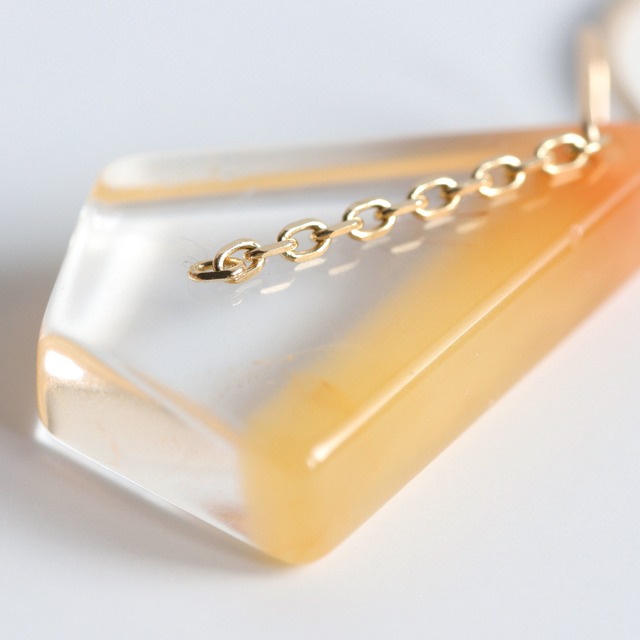 K10｜fruities｜アンフィボールインクォーツのピアスNO.6