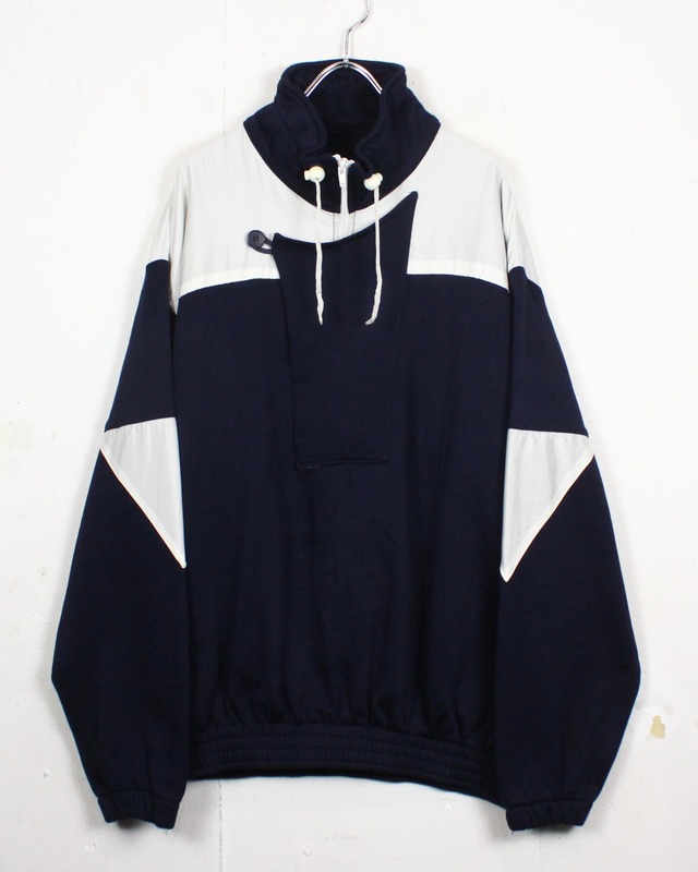 【Caka act2】Made in Italy Switching Design Vintage Pullover