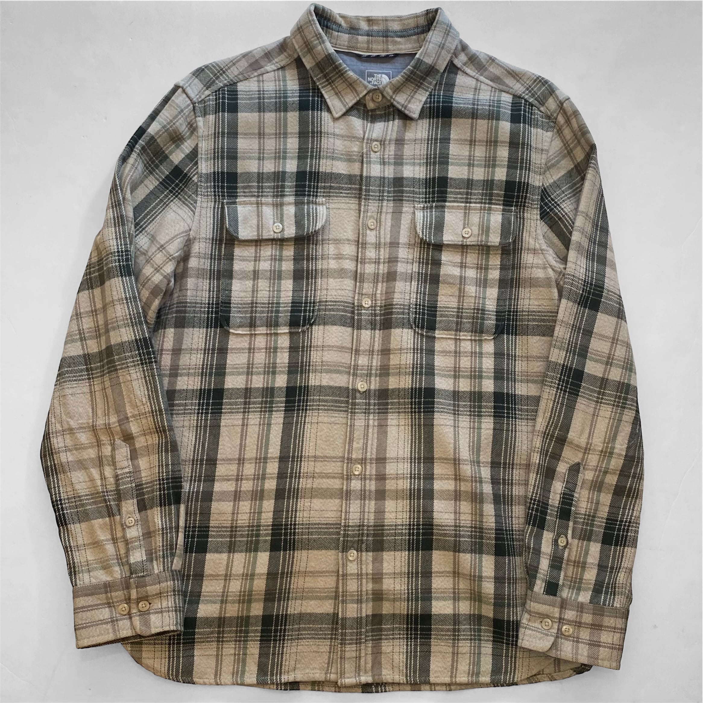 "THE NORTH FACE" L/S Flannel Shirt ザ ノースフェイス チェック柄 ネルシャツ [L]