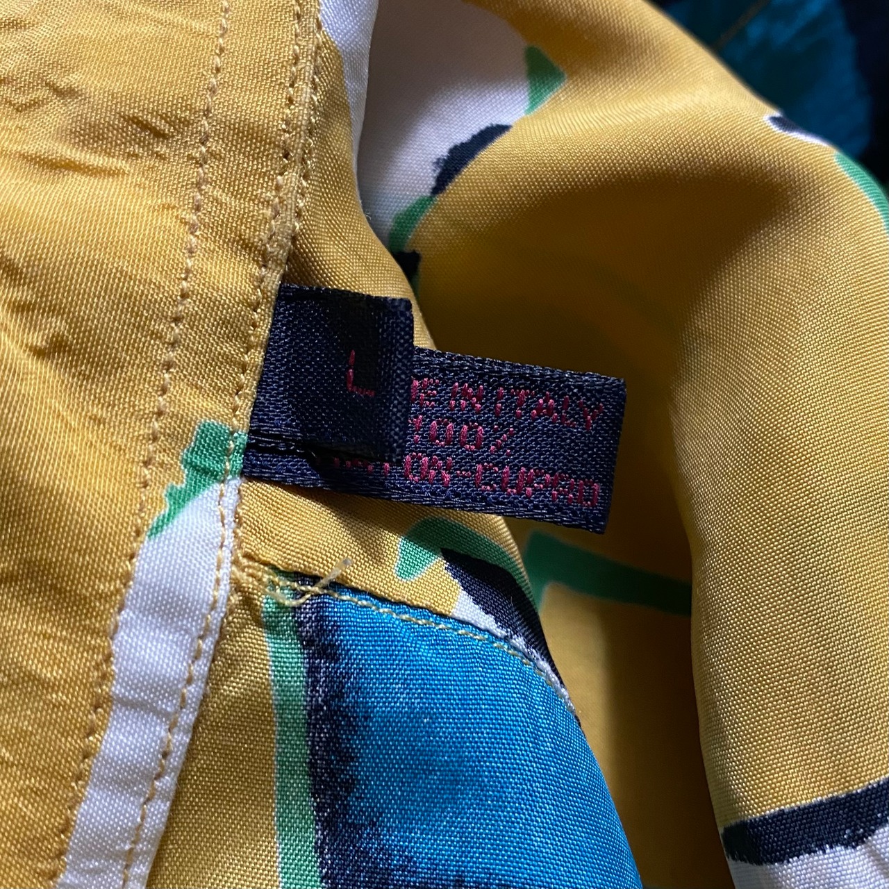 vintage BRIONI print rayon shirt