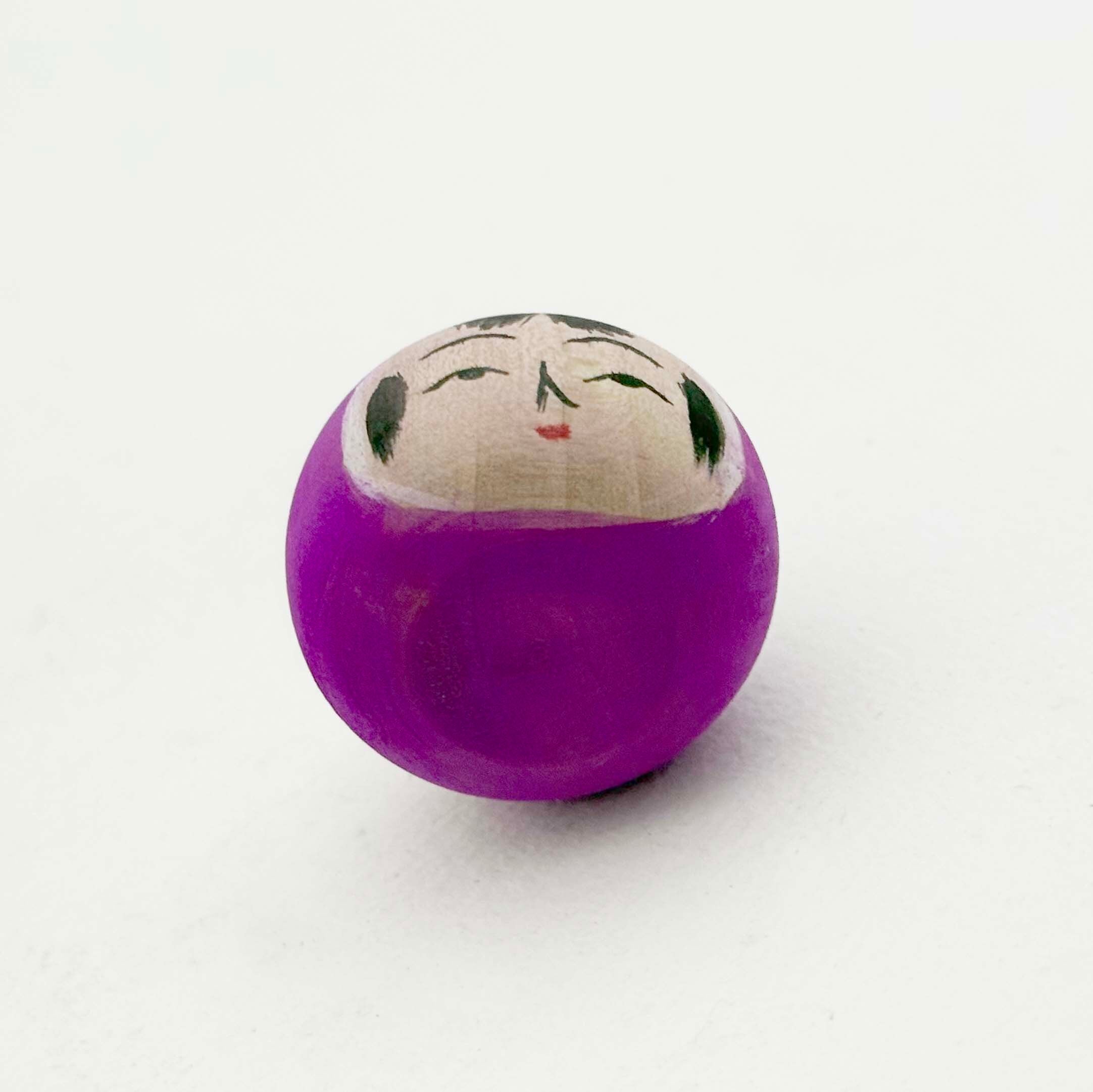 栗坊やこけし（遠刈田系 / 小笠原義雄工人）小