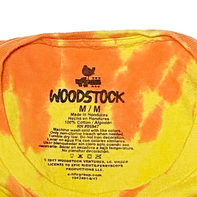 【IMPORT古着】WOODSTOCK Tie Dye TEE (size L)