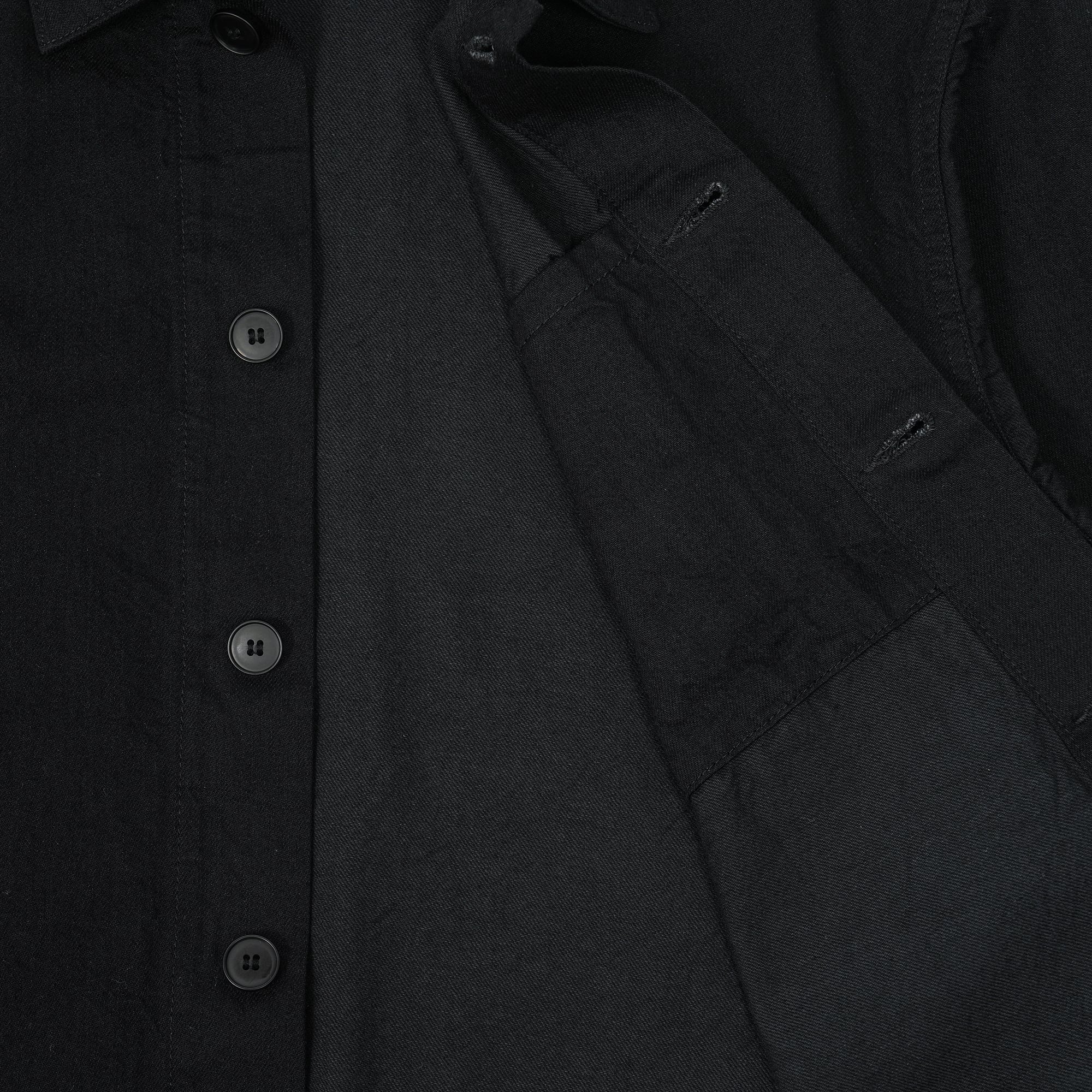 Euro Work Black Denim Jacket | OVY