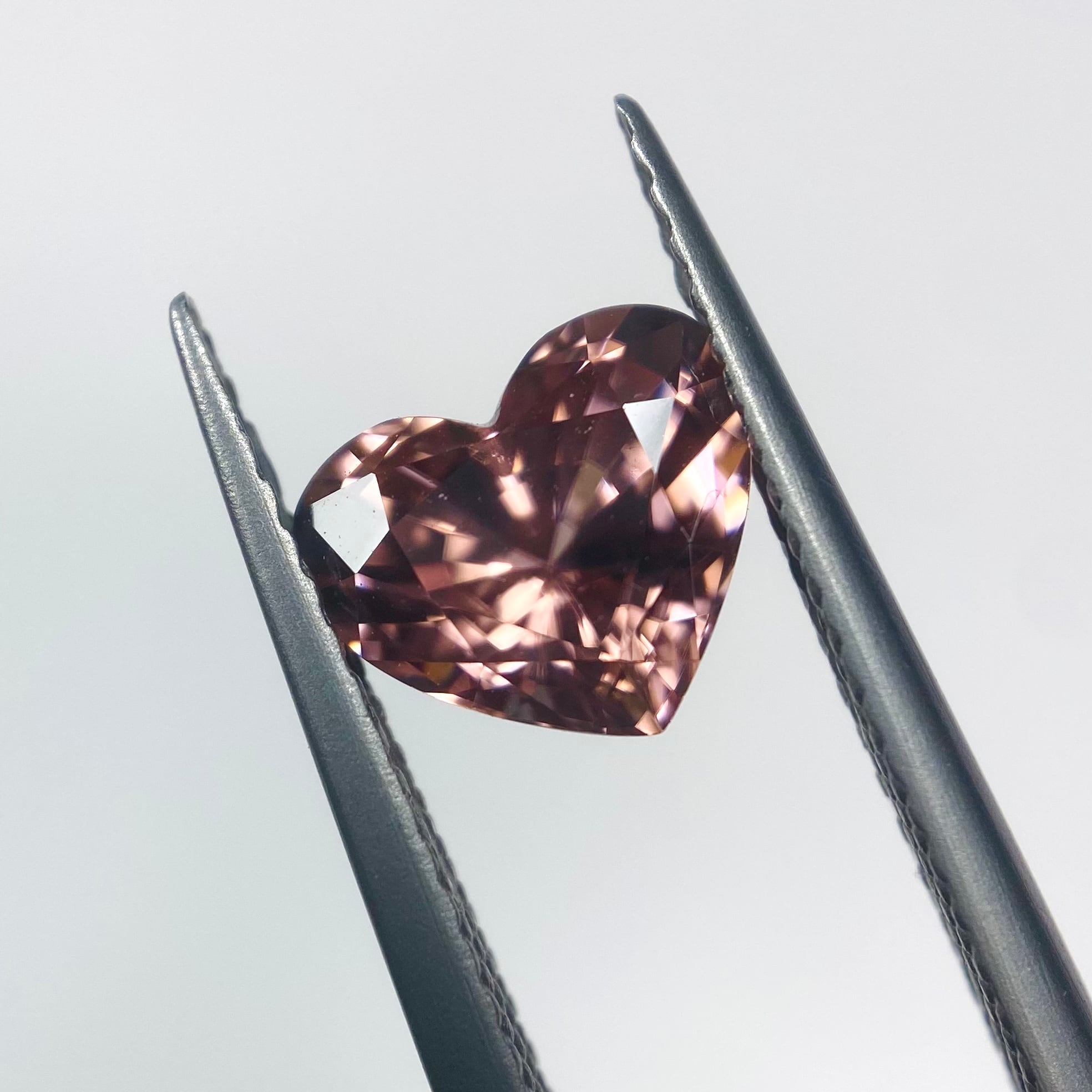 大人かわいいハートジルコン