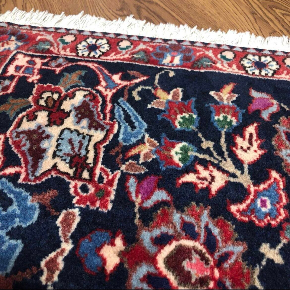 トライバルラグ　ヴィンテージラグ　ペルシャ絨毯　124cm×78cm ペルシャ絨毯 ビンテージ トライバルラグ No:CP-181 | A's Rug