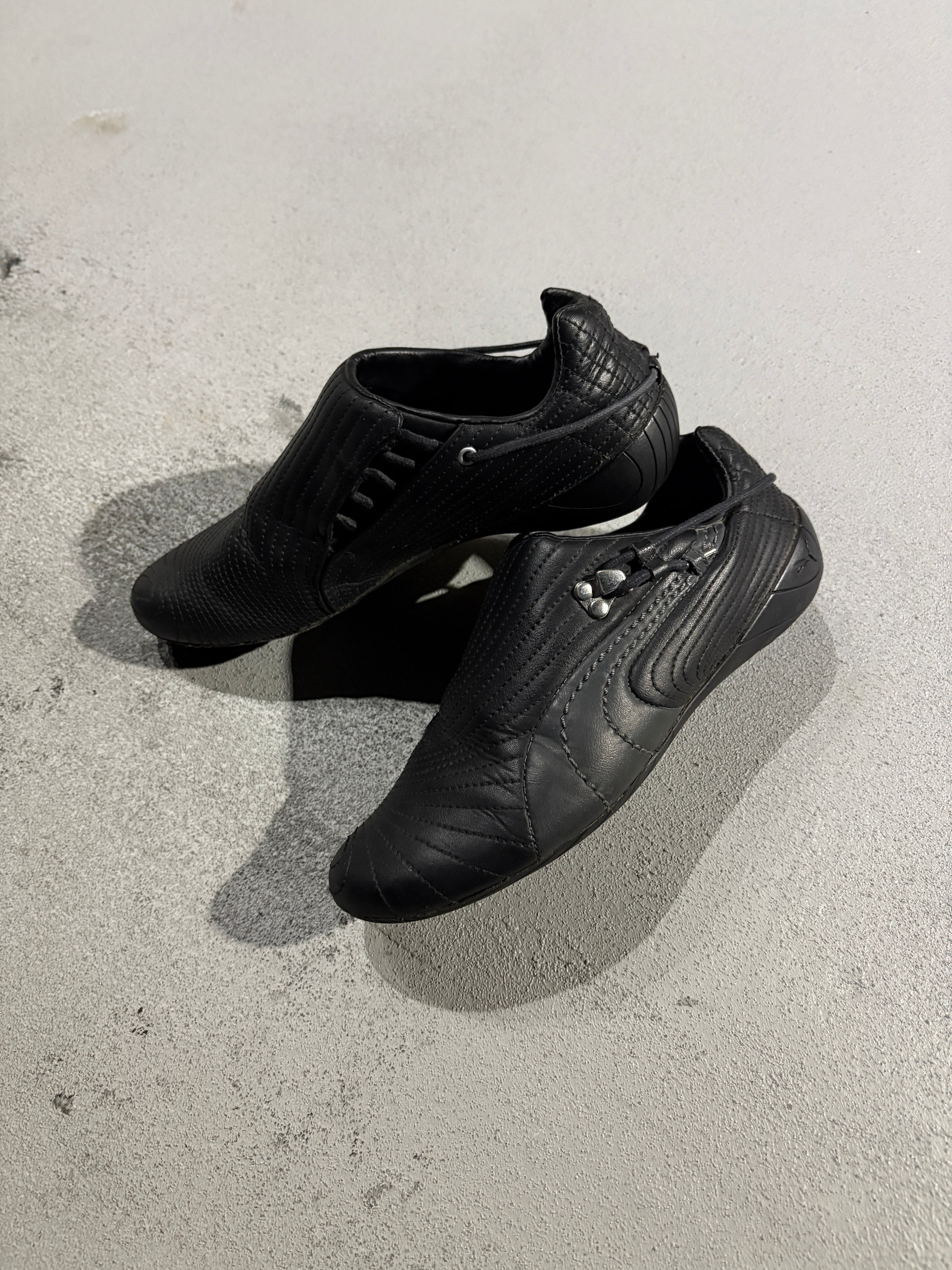 PRADA square toe velcro leather shoes | epicyard