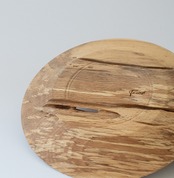 銘木のパン皿｜自然が彫残した呼吸の跡｜山毛欅