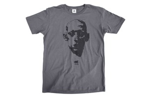 MuDA顔シャツ (灰色)｜MuDA face shirt (gray)