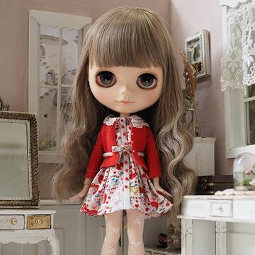 カスタムブライス ＊Adorable doll＊（淡いミントブルーの背景ボード  