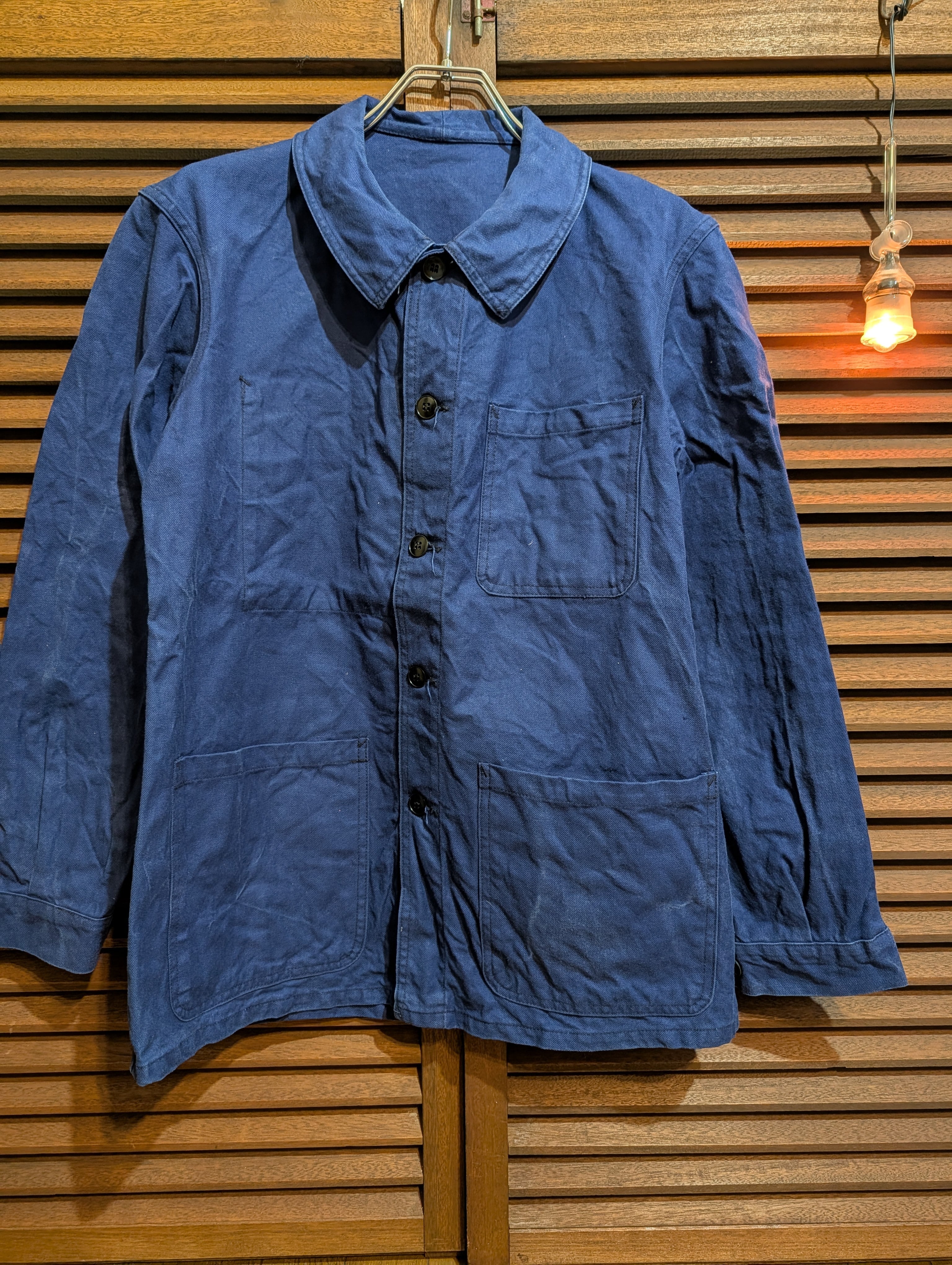 50-60s France Cotton Twill Work Jacket Military