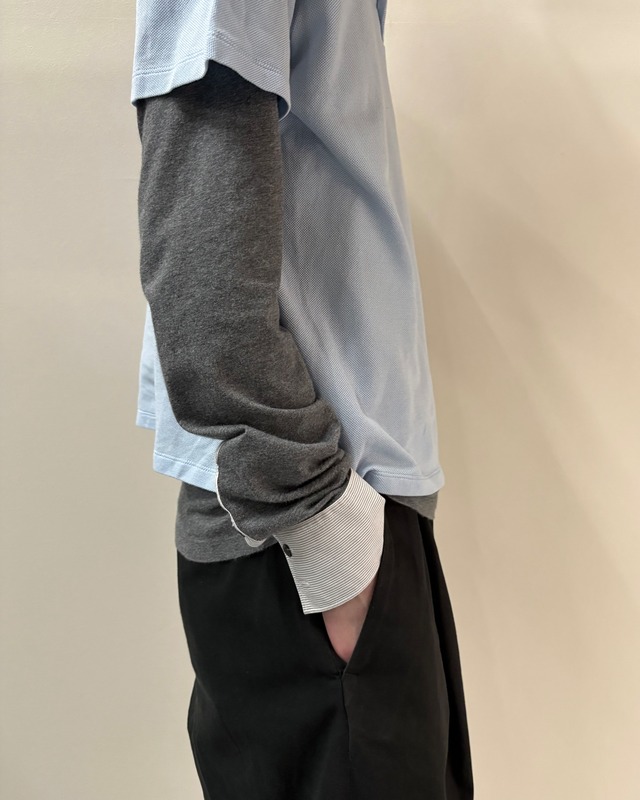【PRADA】box silhouette basic polo