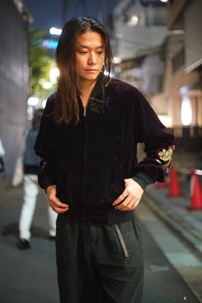 Vintage Velour Souvenir Jacket Collisian [1980s-] Vintage Velour